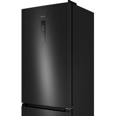 Холодильник Weissgauff WRK 2000 Total NoFrost Inverter Black черный двухкамерный 240/95л морозилка снизу, No Frost