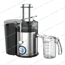 Соковыжималка Zigmund & Shtain EJ-756 стальной, центробежная, 1200 Вт, 1000 мл, механическое