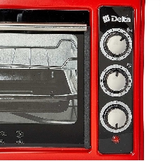 Мини-печь Delta D-0123 красная