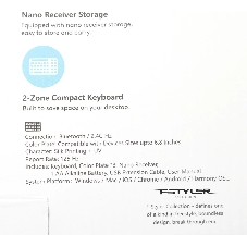 Клавиатура беспроводная A4Tech Fstyler FBK25, USB, Bluetooth/Радиоканал, белый/серый