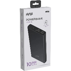 Портативный аккумулятор HIPER CORE XL Metal черный (10000 мА·ч)