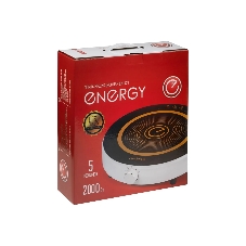 Плита настольная электрическая Energy EN-921 белый, 2 кВт, индукция, конфорки - 1, стеклокерамика, сенсор