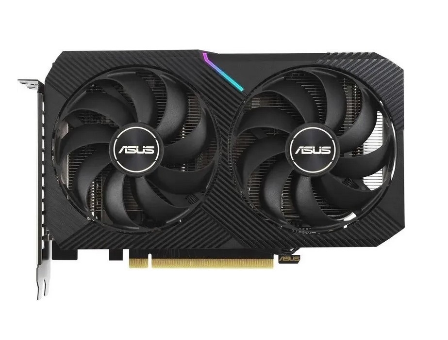 Видеокарта Asus GeForce RTX 3060 Dual OC Edition (LHR), 12 GB GDDR6, 192 bit, 3xDisplayPort, HDMI, GPU 1837 MHz