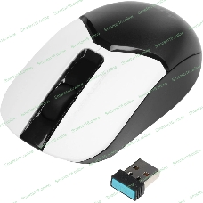 Мышь беспроводная A4Tech Fstyler FB12 белый/черный, 1200 dpi, радиоканал, Bluetooth, USB, кнопки - 3