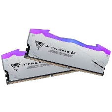 Оперативная память Patriot Viper Xtreme 5, DDR5, 32Gb (2x16GB), 6000MHz, CL30, DIMM, с радиаторами, RGb, серебристый