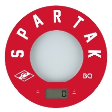 Весы кухонные BQ KS1007 Spartak, красный/рисунок