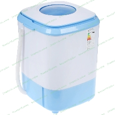 Стиральная машина OPTIMA МС-35 бело-голубой, загрузка вертикальная 3.5кг, класс: A