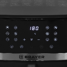Аэрогриль Brayer BR2040 черный, 1800 Вт, 10 л, сенсор, 12 программ