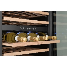 Винный шкаф встраиваемый ZÜGEL ZCWI460DB, черный