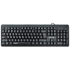 Клавиатура Qumo Kappa K17 проводная, USB Type-A, чёрный