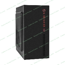 Компьютерный корпус Minitower ExeGate EX298810RUS BAA-403U2 (mATX, без БП, 1*USB+2*USB 3.0, HD Audio, черный)