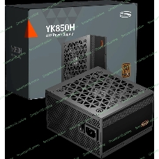Блок питания ПК Power Supply PCCooler, 850W 80+ Bronze (ATX, ATX 3.1, Non-modular, 1x24(20+4)pin 550мм, 2xCPU*2 8(4+4)pin 650мм, 4xPCIe*2 8(6+2)pin 500+120мм, 1x12V-2x6 600мм, 8xSATA*3+MOLEX4pin*2, Active, 120x120мм, 140x150x86mm, APFC, OVP/UVP/OCP/SCP/OTP/OPP/SPD)
