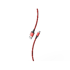 Кабель для зарядки и передачи данных S14 MicroUSB красный/черный, 3 А, 1 м, Smartbuy (iK-12-S14rb)