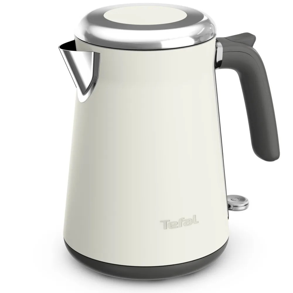 Электрочайник Tefal KI666AE0 молочный, 1.7 л, 2400 Вт, скрытый нагревательный элемент