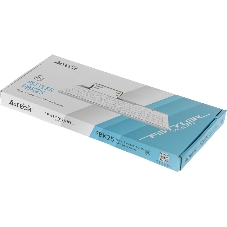Клавиатура беспроводная A4Tech Fstyler FBK25, USB, Bluetooth/Радиоканал, белый/серый
