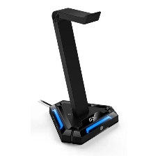 Держатель для наушников Headphone stand Genius GX-UH100, RGB, USB-A x2/USB-C x2, USB 2.0