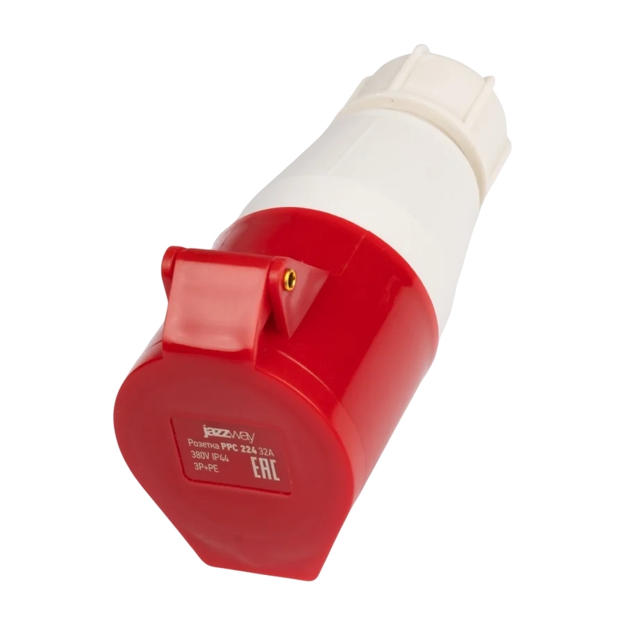 Розетка переносная PPC 224 3Р+РЕ 32А 380В IP44 Jazzway
