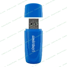Флешка USB Smartbuy Scout Blue (SB016Gb2SCB), 16Gb, USB 2.0, R/W 15/12, синий