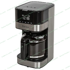 Кофеварка капельная Pioneer CM052D серебристый/черный, исп. кофе - молотый, 1.5 л, 900 Вт