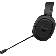 Гарнитура ASUS TUF Gaming H1 Wireless чёрный, беспроводная + проводная, USB/USB-C, до 15 ч, виртуальный 7.1, шумоподавление микрофона