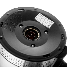 Чайник электрический BRAYER BR1060 2200 Вт, 1.7 л, стальной/черный
