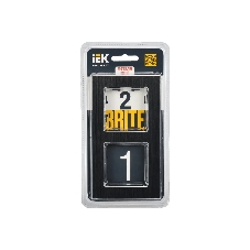 Рамка 2-местная IEK BRITE РУ-2-1-БрЧ (BR-M22-M-K02) металл черный