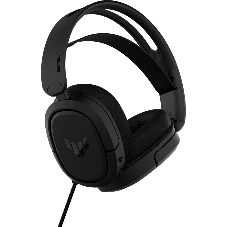 Гарнитура ASUS TUF Gaming H1 Wireless чёрный, беспроводная + проводная, USB/USB-C, до 15 ч, виртуальный 7.1, шумоподавление микрофона