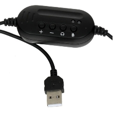 Гарнитура Ritmix RH-533 USB чёрный, проводная, USB