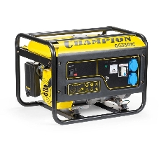 ГенераторCHAMPION GG3301C (2,8/3,1кВт 6лс 15л46кг высокий пусковой ток, 7кВт), шт