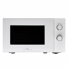 Микроволновая печь General Electronics GE-MS120W белый, 20 л, 700 Вт, переключатели - поворотный механизм