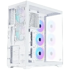 Корпус ATX Eurocase M4801 white, без БП, закаленное стекло 2 стороны