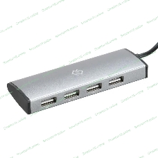 USB-концентратор Digma HUB-4U2.0-UC-DS, USB-C, USB 2.0 4 порта, USB