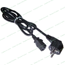 Шнур питания Lanmaster LAN-PP13/SHA-1.5-BK C13-Schuko проводник.:3x0.75мм2 1.5м 220В 10А черный