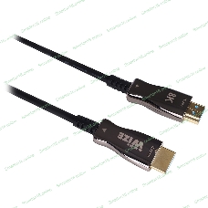 Кабель HDMI Wize AOC-8K-HM-HM-15M оптический, 15 м, 8K/60HZ 4:4:4, v.2.1, ARC, 19M/19M, HDCP 2.2, Ethernet, черный, коробка