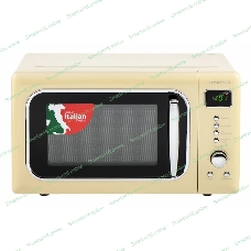 Микроволновая печь HARPER HMW-20ST04 CREAMY бежевый, 20 л, 700 Вт, переключатели - кнопки/поворотный механизм