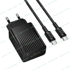 Сетевое зарядное устройство BOROFONE (6941991122859) BAS75Aaa 1Type-C 3.0A PD30W для Type-C Type-C черный