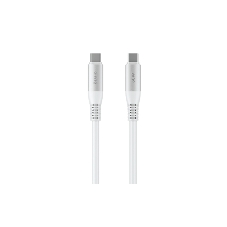 Кабель OLMIO SHIELD, Type-C - Type-C, 60W 3A, 1.2м, белый