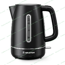 Чайник электрический BRAYER BR6103BK 2200 Вт, 1.7 л, черный