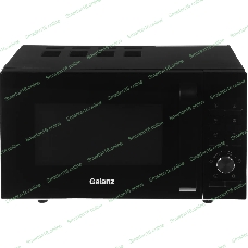 Микроволновая печь Galanz MOS-2402FDB черный, 20 л, 800 Вт, переключатели - кнопки, поворотный механизм