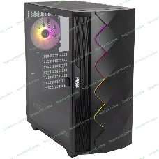 Компьютерный корпус Hiper DCB черный без БП ATX 1x120mm 1x140mm 1xUSB2.0 1xUSB3.0 audio bott PSU