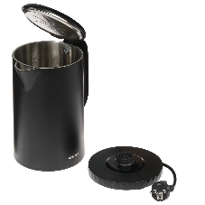 Электрочайник Centek CT-0020 черный, 1.7 л, 2200 Вт, скрытый нагревательный элемент
