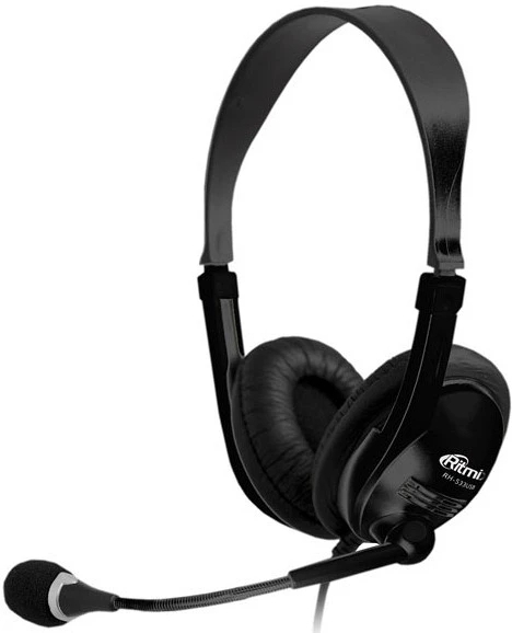 Гарнитура Ritmix RH-533 USB чёрный, проводная, USB