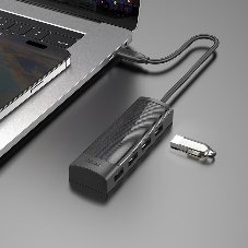 USB-концентратор Hoco HB41, USB Type-C, USB 3.0, USB Type-C