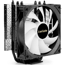 Кулер для процессора ExeGate Dark Magic EXX400V3 PWMRGB, 120 мм, алюминий/медь, 800-1800 об/мин, 11-33 дБ, 4 pin PWM, 140 Вт, высота 148 мм, RGB