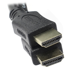 Кабель HDMI C-HM-HM-7.5M Wize, 7.5 м, v.2.0, 19M/19M, позол.разъемы, экран, черный, пакет
