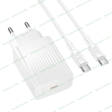 Сетевое зарядное устройство BOROFONE (6941991122866) BAS75Aaa 1Type-C 3.0A PD30W для Type-C Type-C White