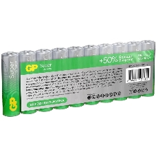 Батарея GP Super Alkaline 15AA21-2CRSWC10 AA (10шт) спайка