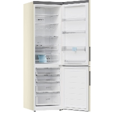 Холодильник Haier C2F637CCGU1 бежевый, двухкамерный, 278/108л, морозилка снизу, No Frost
