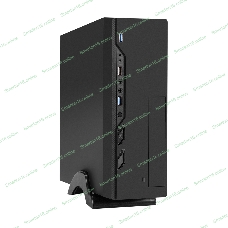 Компьютерный корпус Desktop ExeGate MI-208U2-M400 (mini-ITX/mATX, БП M400 с вент. 8см, 1хUSB+2хUSB 3.0, аудио, черный)