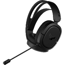 Гарнитура ASUS TUF Gaming H1 Wireless чёрный, беспроводная + проводная, USB/USB-C, до 15 ч, виртуальный 7.1, шумоподавление микрофона